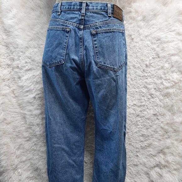 Vintage Chaps Ralph Lauren Man's Blue Relax Fit Straight Legs Denim Jeans 36/34 - Picture 2 of 10